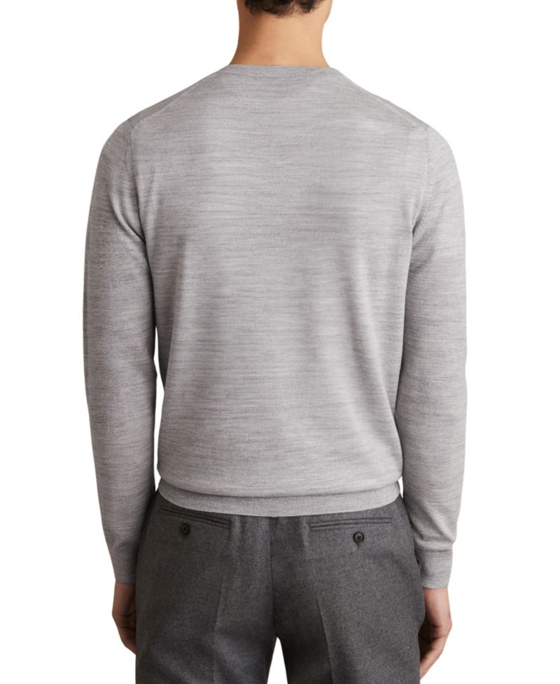 Men's Wessex Merino Wool Slim-Fit Crew Neck Sweater