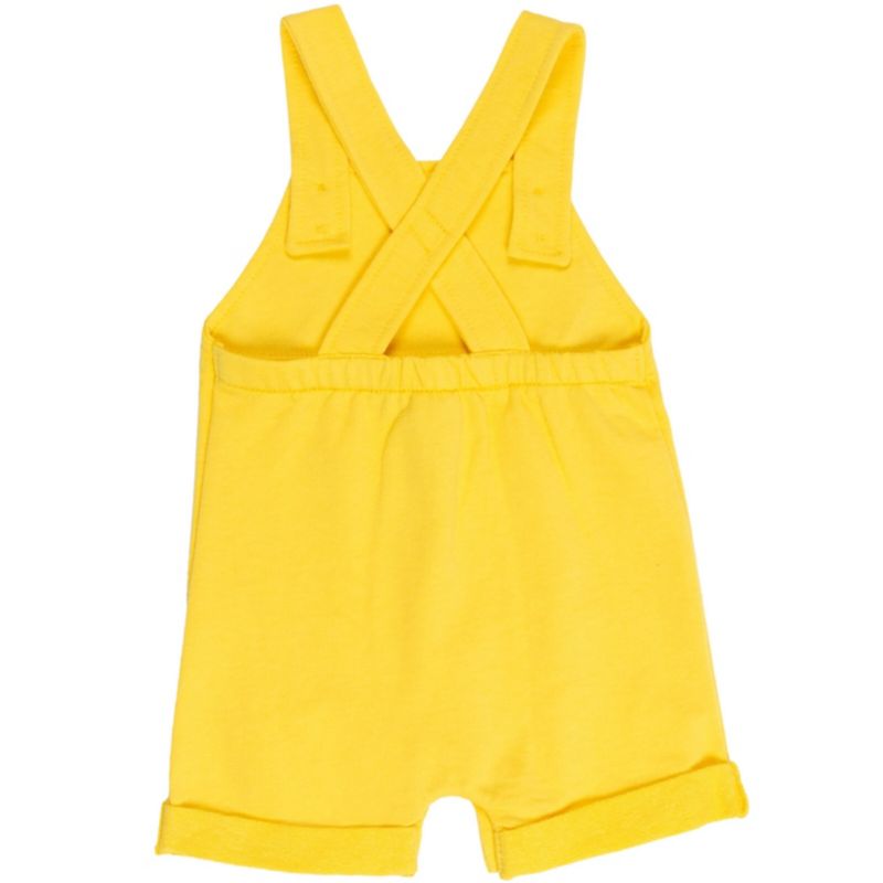 Baby Boys Tigger French Terry Short Overalls T-Shirt and Hat 3 Piece Outfit Set