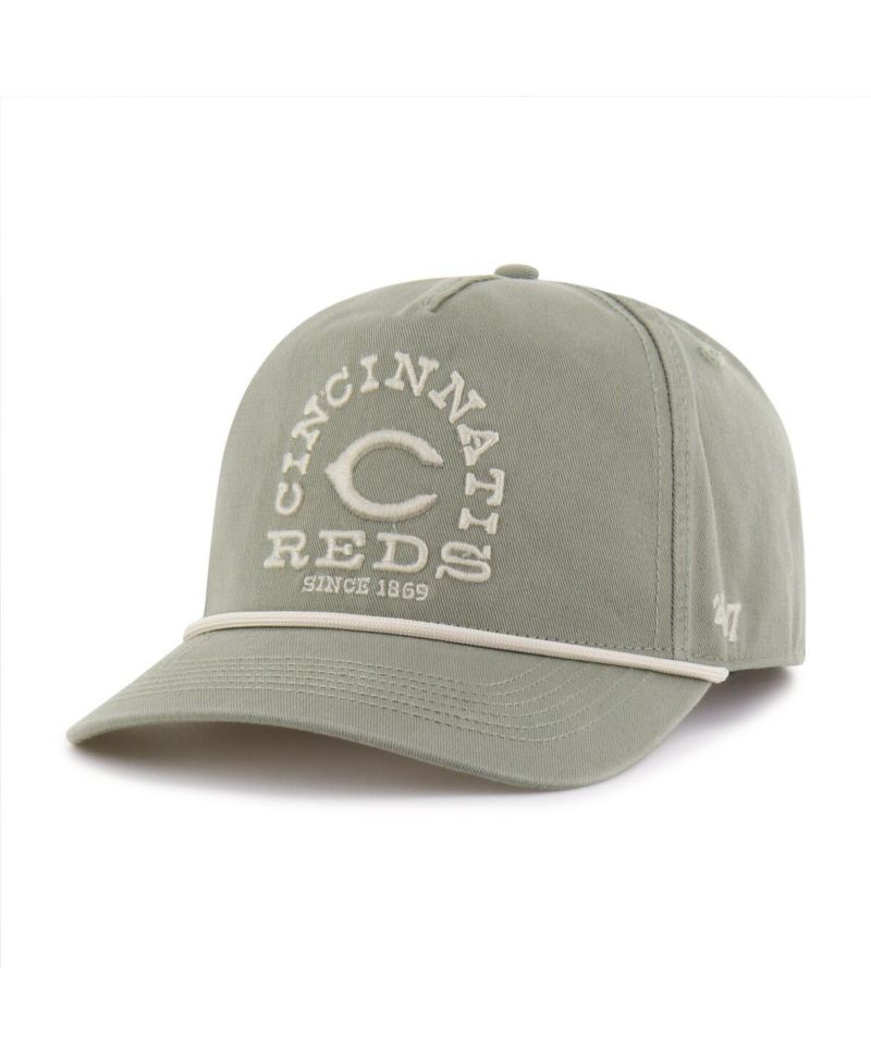 Men's Olive Cincinnati Reds Canyon Ranchero Hitch Adjustable Hat