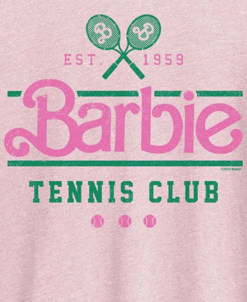 Plus Size Barbie Tennis Graphic T-Shirt