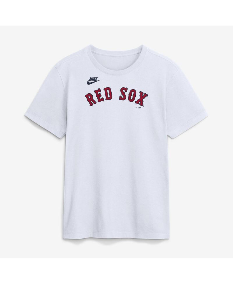 Men's White Boston Red Sox Cooperstown Collection Wordmark T-Shirt