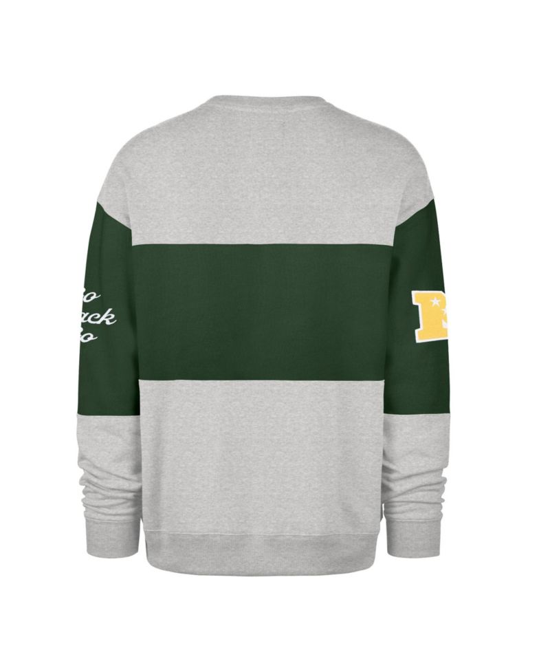 Men's Blockfield Maximalist Green Bay Packers Oversized Color-Block Sweatshirt
