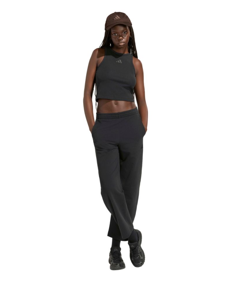 Women's Cropped Ribbed Tank Top