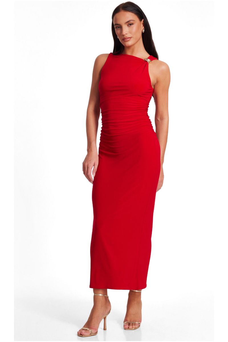 Women's Ruched Midaxi Dress