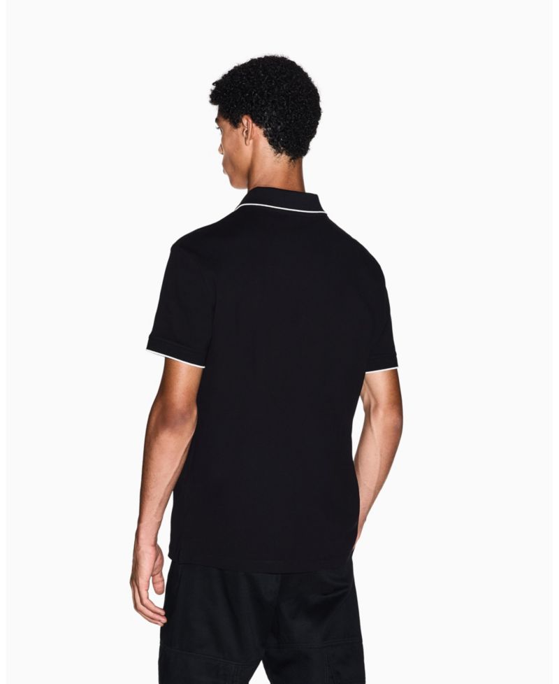 Men's Grosgrain Logo Polo Shirt