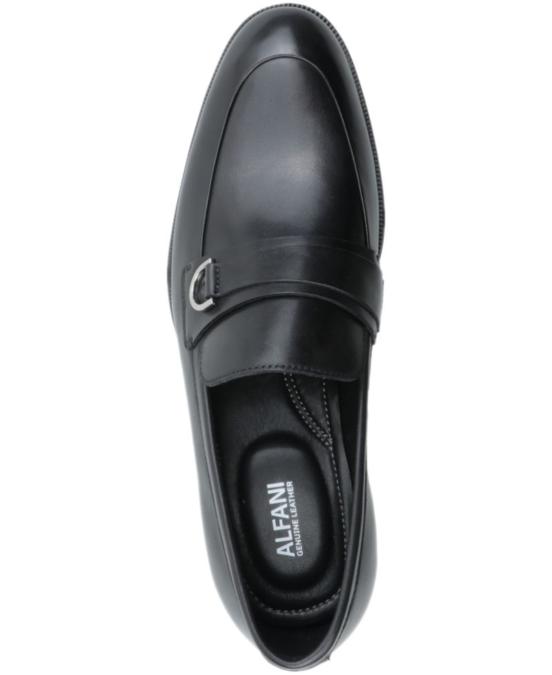 Men's Genuine Leather Slip-On Buckle Loafers