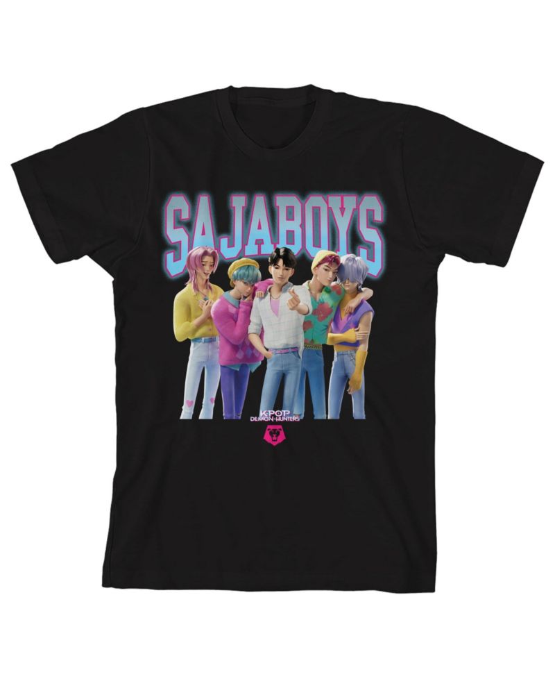 Boys Group Saja Boys Youth Crew Neck Short Sleeve T-shirt