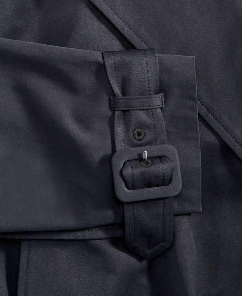 Women's Bubble-Hem Short Trench Coat