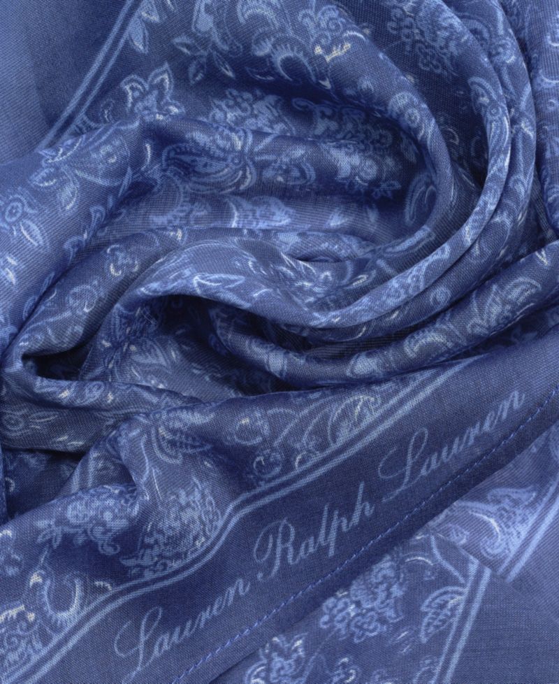 Tonal Floral Small Diamond Scarf