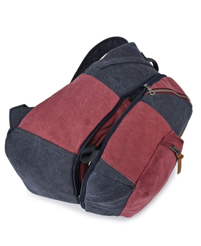 Trail and Tree Double Canvas Backpack Handbag