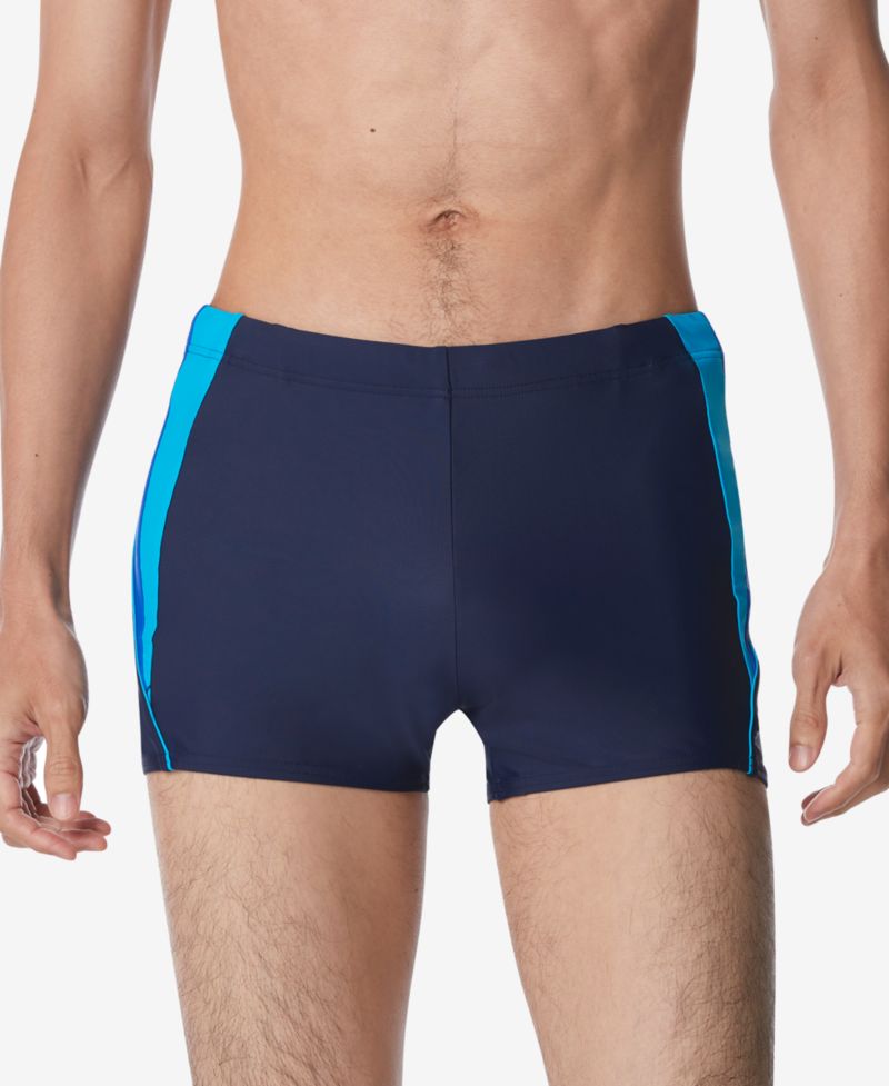 Men's Fitness Splice Stretch UPF 50+ Swim Trunks