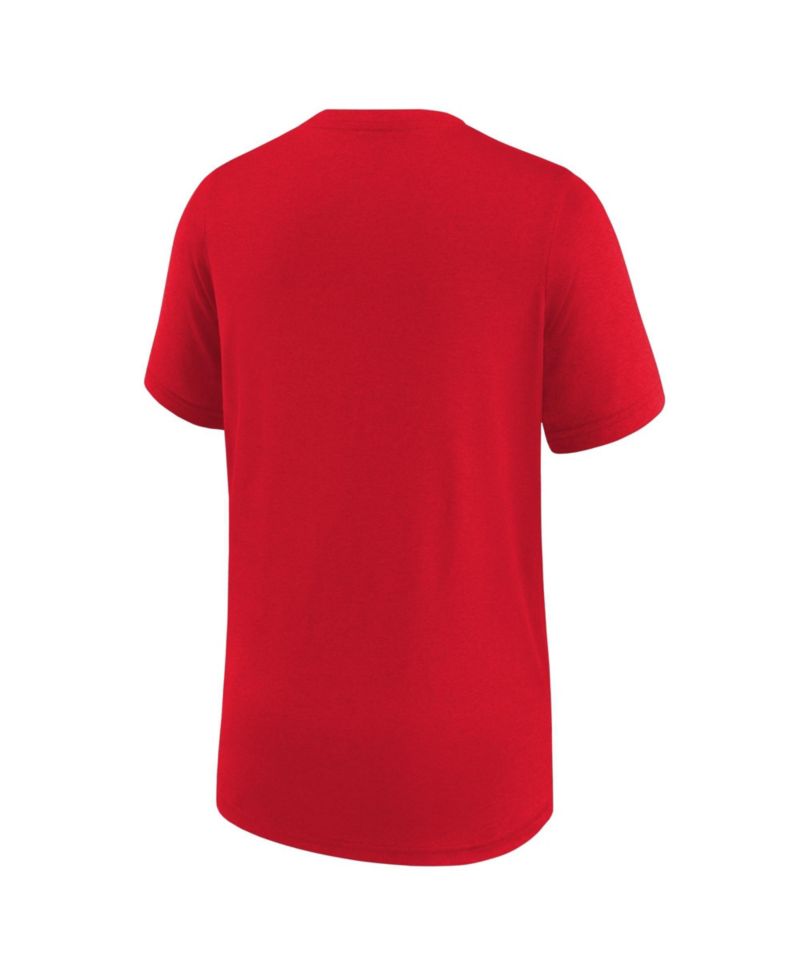 Big Boys and Girls Red Kansas City Chiefs Icon Legend Dri-FIT T-Shirt
