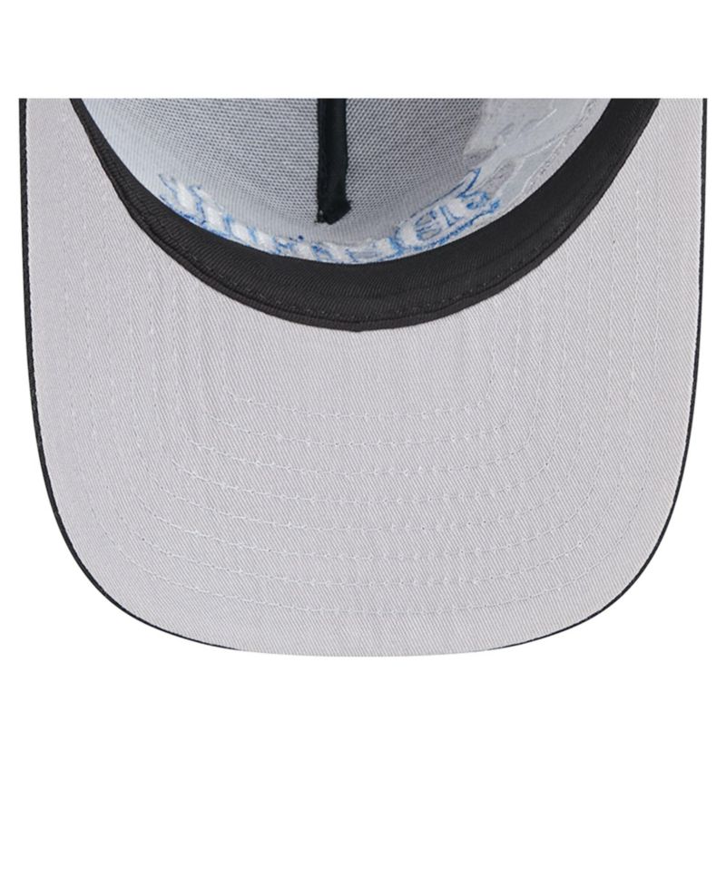 Men's Black Detroit Lions Proud A-Frame 9FIFTY Snapback Hat