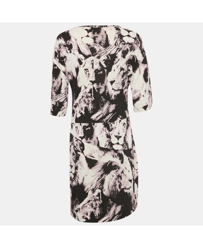 Women's Multicolor Printed Jersey Midi Dress