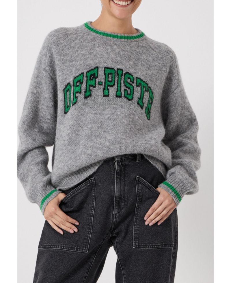 Women's Ellis Wool Blend Off-Piste Motif Sweater