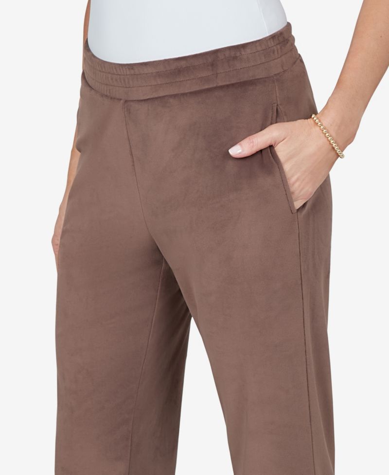 Petite Straight Pull-On Pants