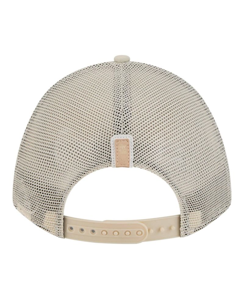 Women's Light Beige St. Louis Cardinals Tonal Patch 9FORTY M-Crown A-Frame Trucker Adjustable Hat