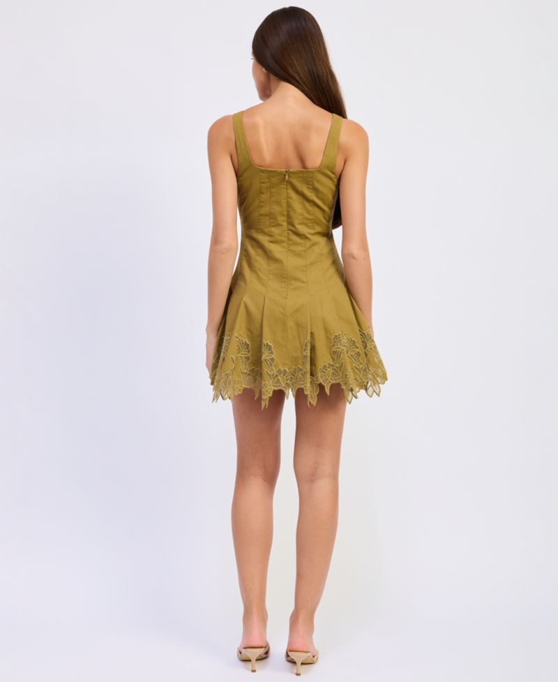 Women's Elin Embroidered Sleeveless Mini Dress