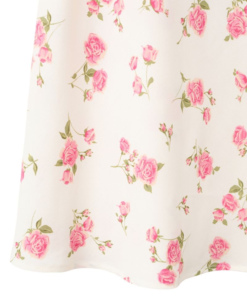 Women's Floral-Print A-Line Maxi Skirt