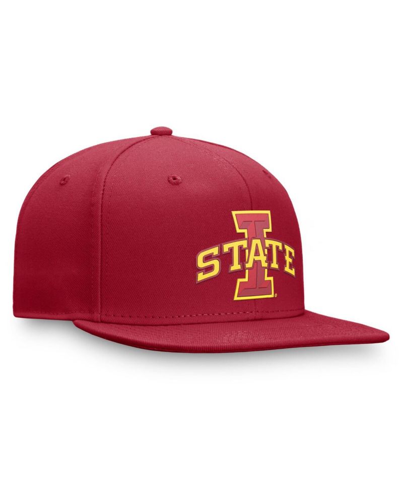 Men's Cardinal Iowa State Cyclones Fundamental Snapback Hat