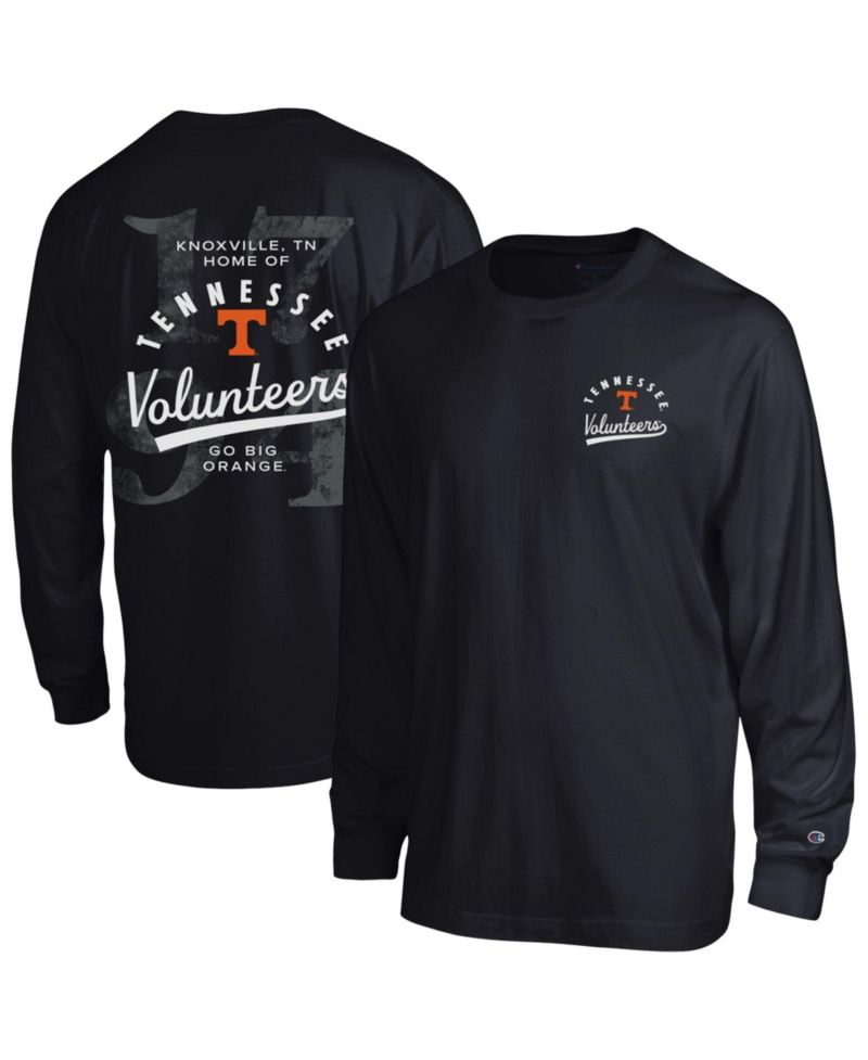 Men's Black Tennessee Laminated All-Star Long Sleeve T-Shirt