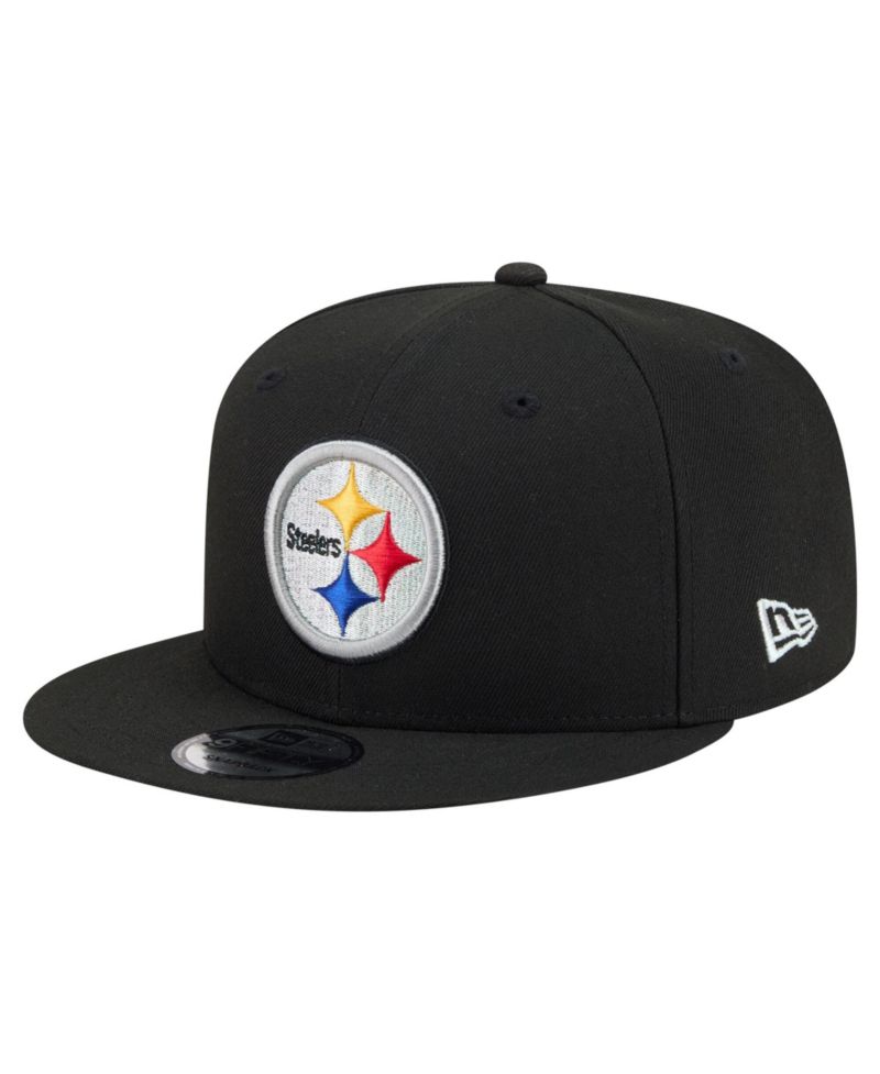 Men's Black Pittsburgh Steelers 9FIFTY Snapback Hat