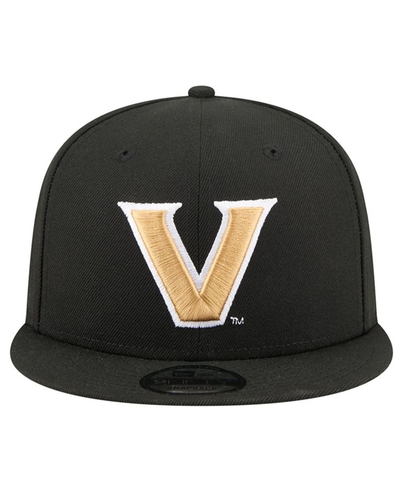 Men's Black Vanderbilt Commodores Team 9FIFTY Snapback Hat