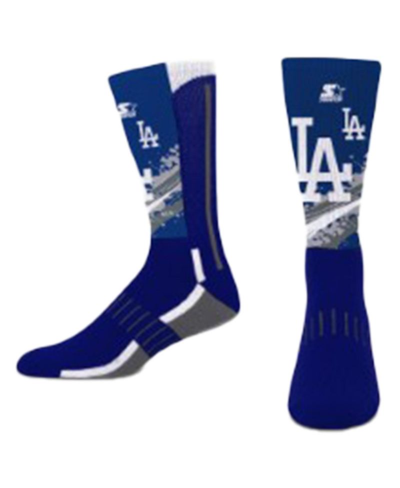 Big Boys and Girls Royal Los Angeles Dodgers Phenom Mascot Crew Socks