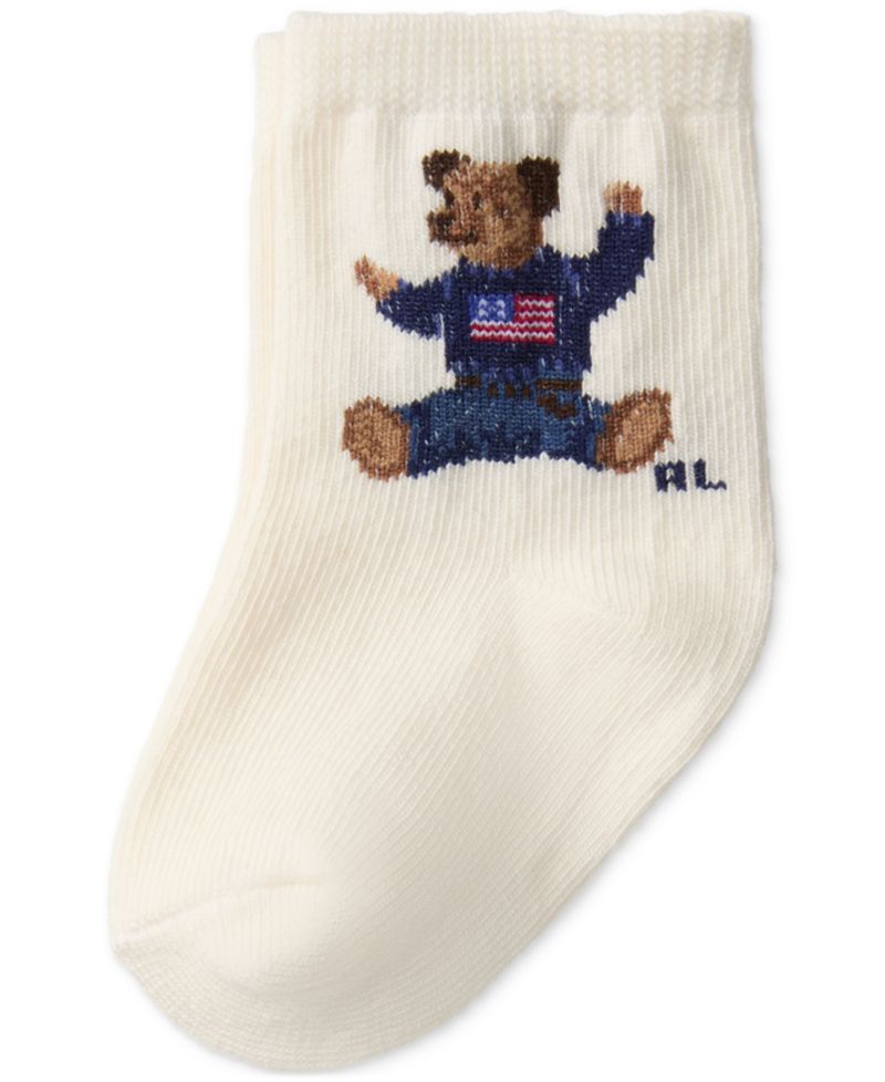 Baby Boys Sitting Bear Socks