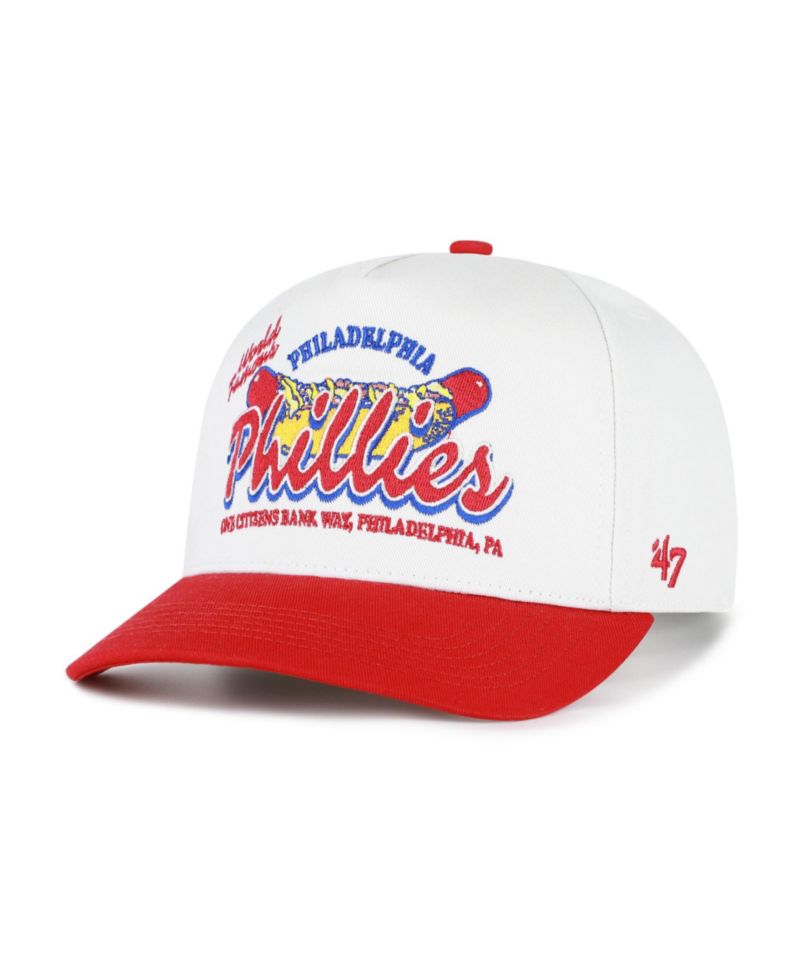 Men's White/Red Philadelphia Phillies Glizzy Collection Hitch Adjustable Hat