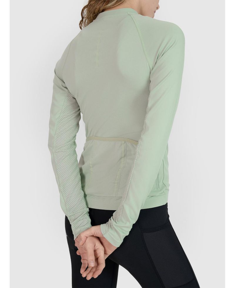 Women's Full-Zip Cycling Jersey with Reflective Details