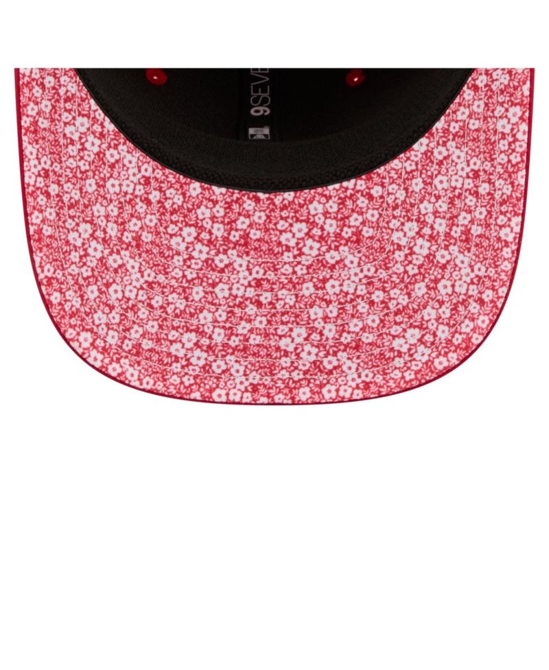 Men's Red St. Louis Cardinals Floral Patch 9SEVENTY Adjustable Hat