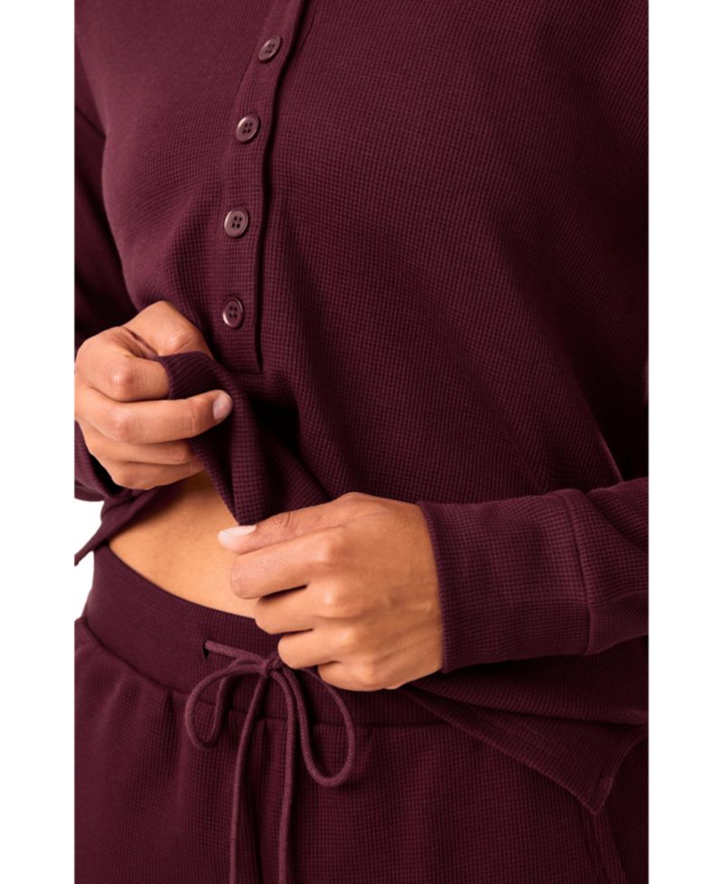 Maternity Waffle Nursing Lounge Set