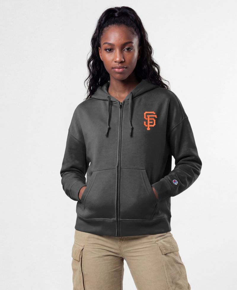 Women's San Francisco Giants Powerblend Full-Zip Hooded Fleece Hoodie