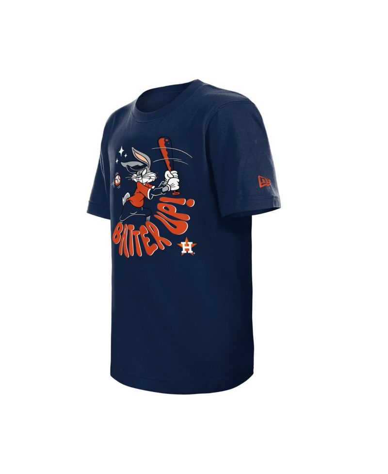 Big Boys and Girls Navy Houston Astros Looney Tunes T-Shirt