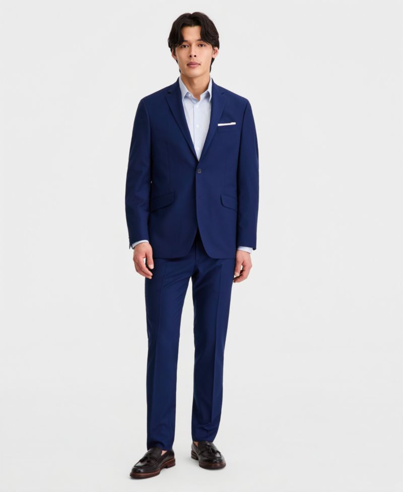 Men's Slim-Fit Techni-Cole Suit Separates Vest