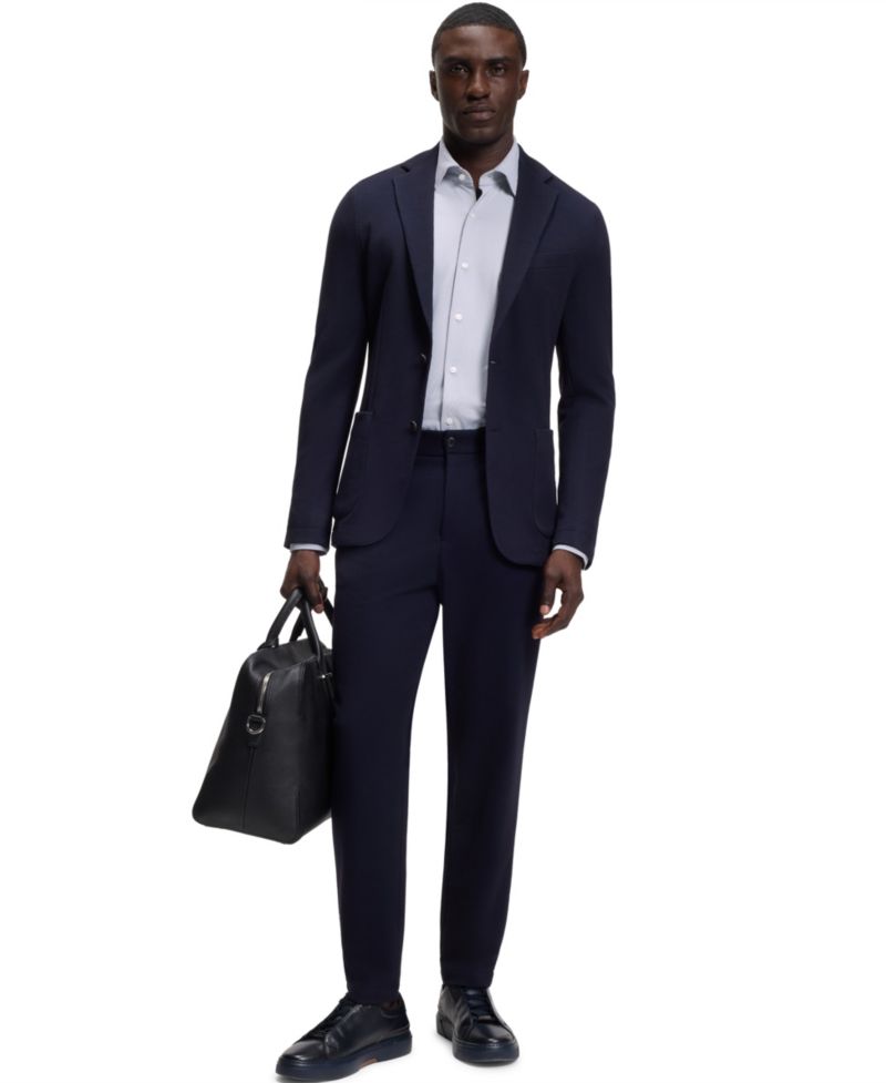 BOSS by Men's Stretch Jersey Regular-Fit Dress Shirt