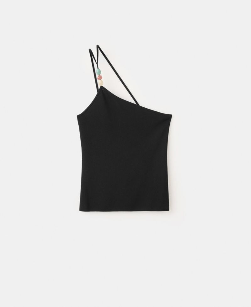 Women's Knit Asymmetric Top