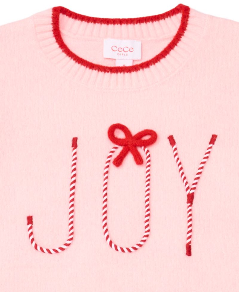 Girls' 7-16 Joy Long-Sleeve Crewneck Sweater