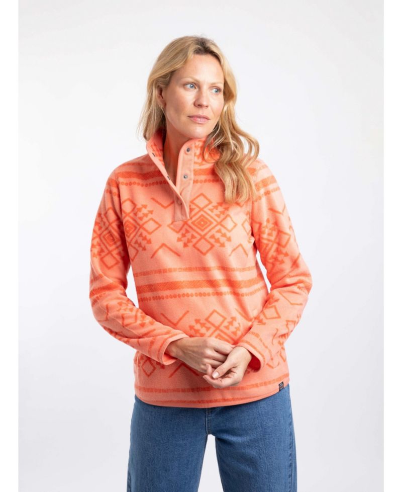 Women's Amy Microfleece Long-Sleeve Mock-Neck Sweatshirt