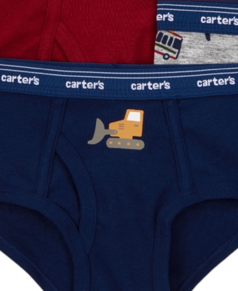 Toddler Boys' 7- Pack Construction-Themed Briefs