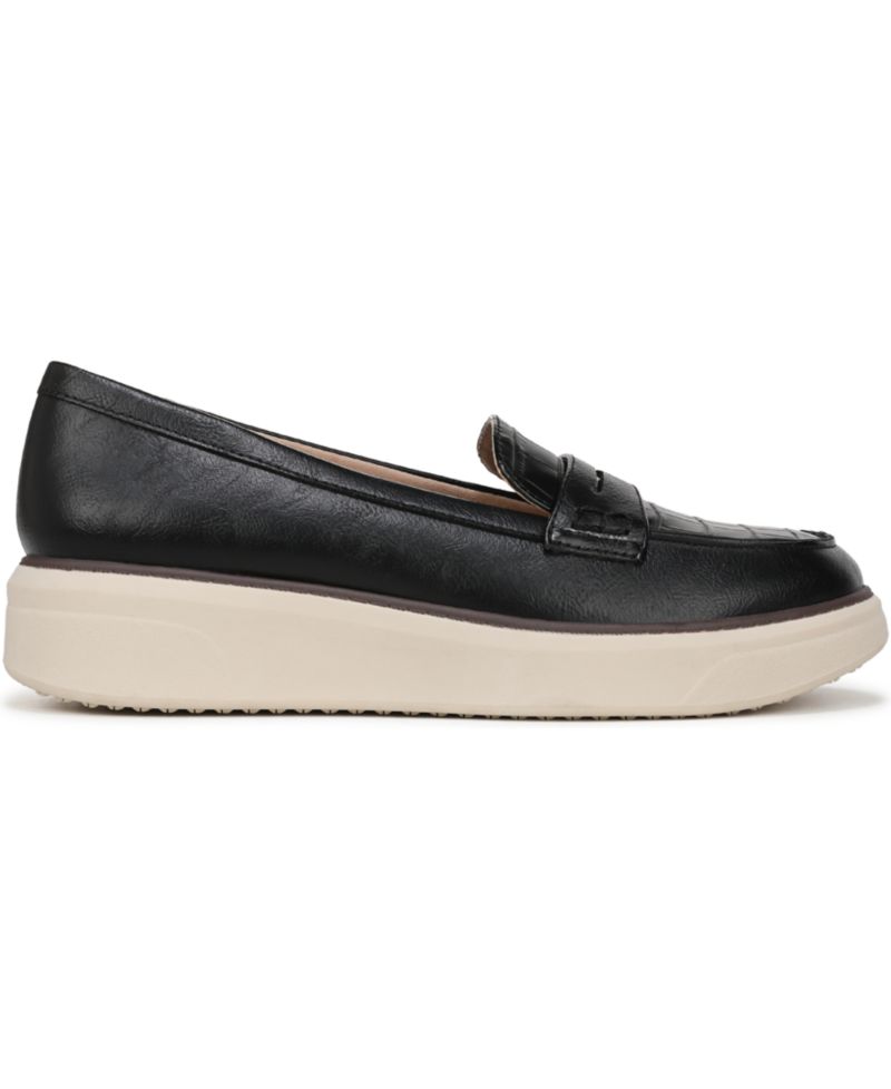 Women's Chelsea Round Toe Platform Penny Loafers