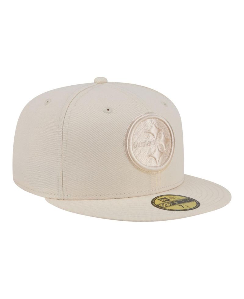 Men's Cream Pittsburgh Steelers Color Pack 59FIFTY Fitted Hat