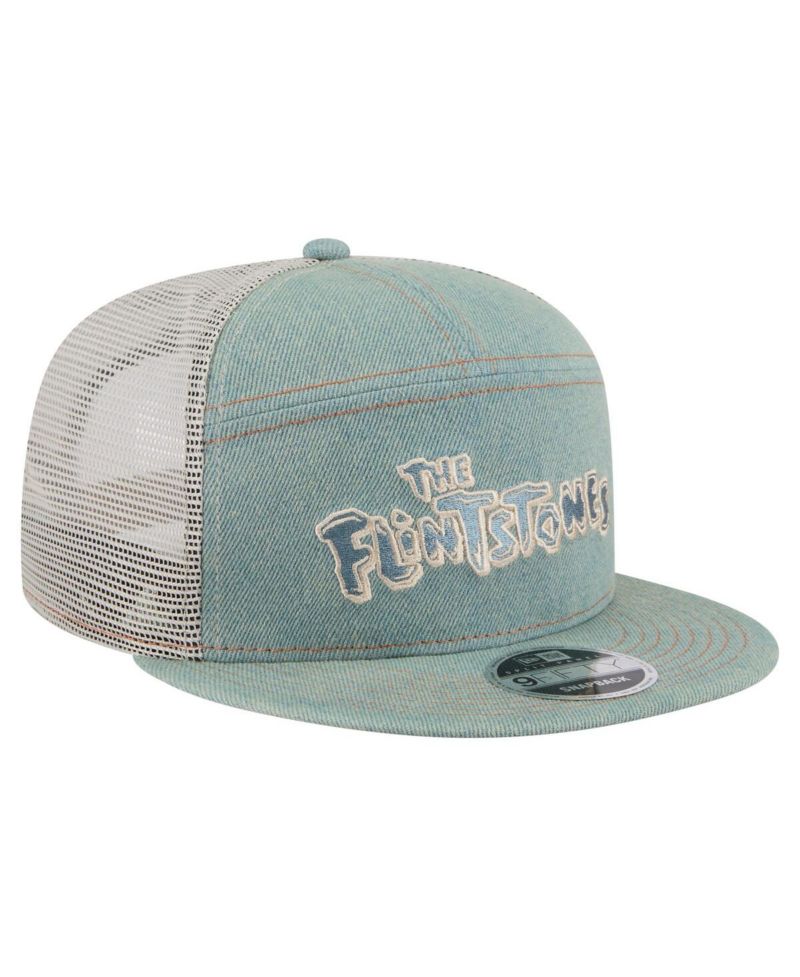 Men's Denim the Flintstones Denim 9FIFTY Snapback Hat