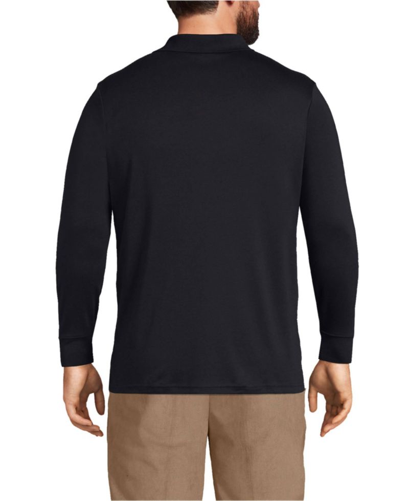 Men's Long Sleeve Cotton Supima Polo Shirt