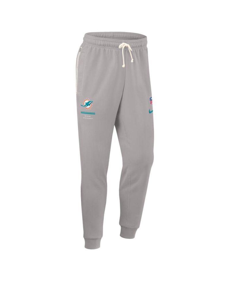 Men's Gray Miami Dolphins Sideline Standard Issue Dri-FIT Taper Pants