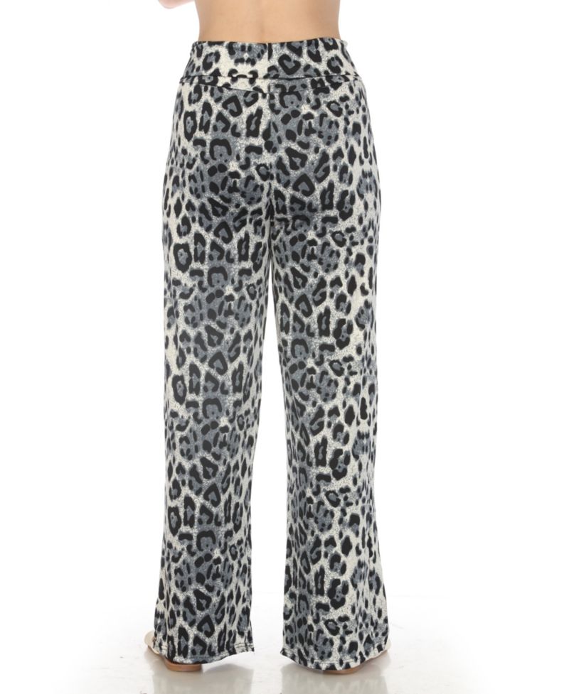 Women's High-Waist Floral Wide-Leg Pants