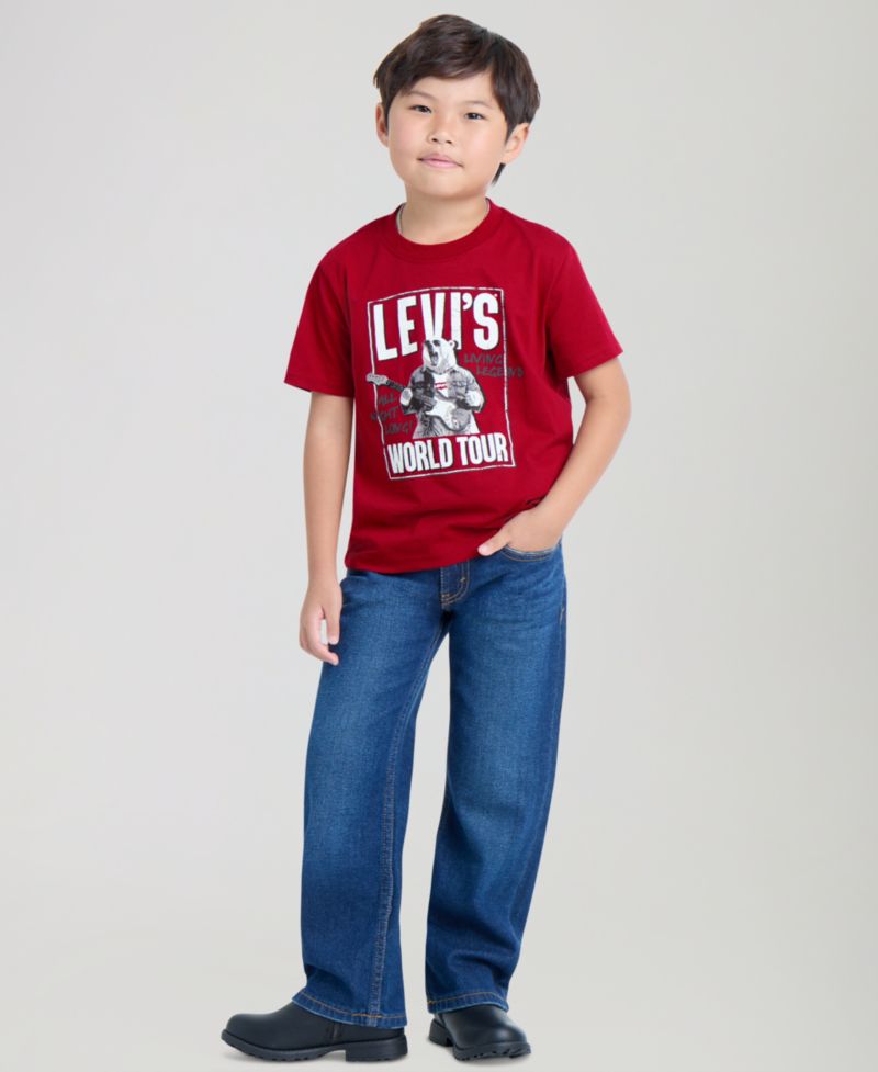 Boys' 4-7 Polar Bear Tour Graphic-Print T-Shirt
