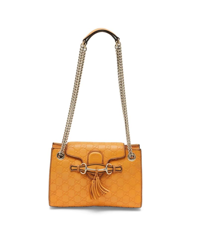 Women's Small Emily Guccissima Leather Chain Shoulder Bag