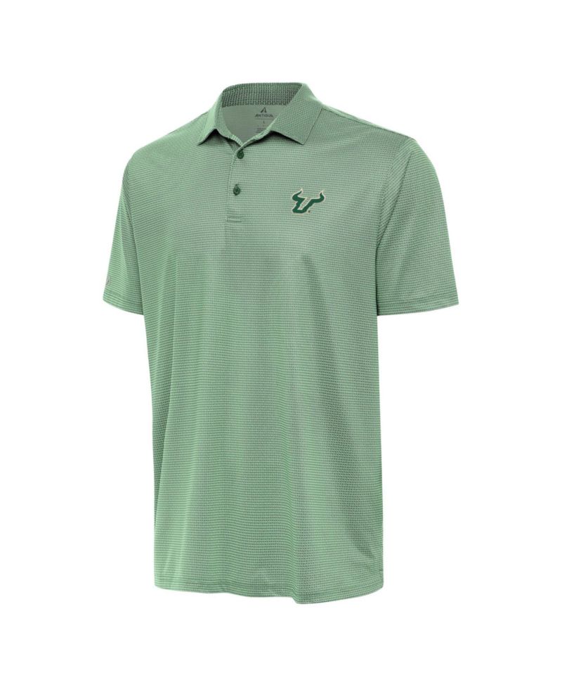 Men's Green/White South Florida Bulls Rings Polo Shirt